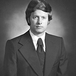 A younger Mark A. Nordenberg in the 1970s