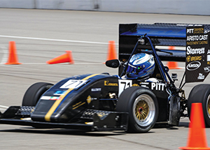 Car built by Pitt’s Panther Racing Formula SAE Club